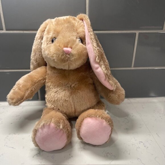 Build A Bear Tan Brown Floppy Ear Bunny Rabbit - Picture 1 of 7